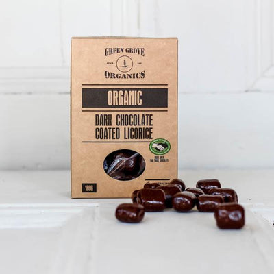 Local Organic Dark Chocolate Coated Licorice - 180g