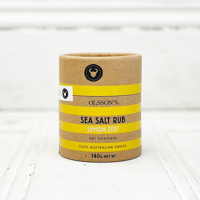 Local Sea Salt Rub Lemon Zest - 140g