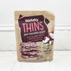 Local Dark Chocolate Thins with Roasted Almonds, Coconut and Cranberries - 130g